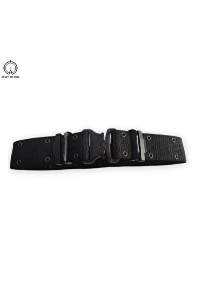 a+ aksoy tactical Curea Palaska din tricot perforat negru cu cataramă Cobra