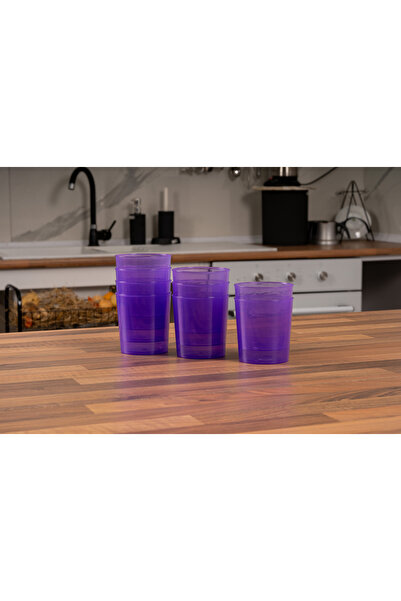 SUPERPUP 10Pcs 380 Cc Lila Picnic & Camping Cup - Unbreakable & Round Bowl, Dessert & Spicy Pp 5