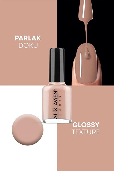 Alix Avien Nude Oje 49 - Yüksek Pigmentli Uzun Süreli Kalıcılık Hızlı Kuruma - Nail Lacquer 49