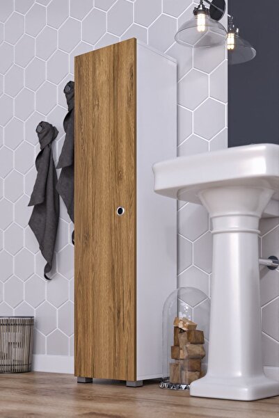 moka park avm Saltık Çok Amaçlı Banyo Mutfak Kiler Dolabı Ceviz