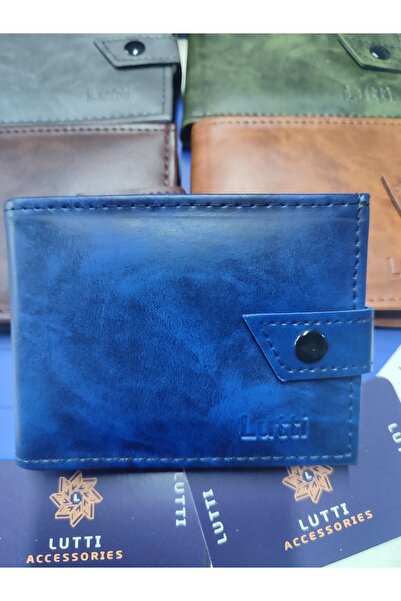 Lutti محفظة صغيرة من الجلد المجنون ذات نموذج أفقي خارجي