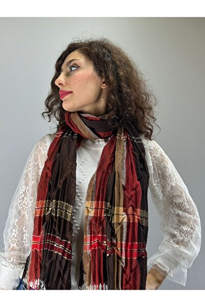 Gönülden Tasarım 170x60 cm dizajn šala sa šljokicama za žene