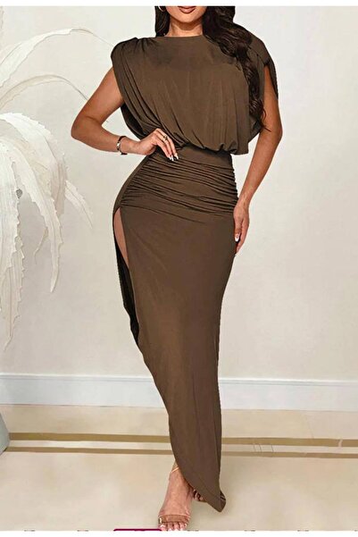 hipnoz butik Дамска рокля с гол гръб и цепка