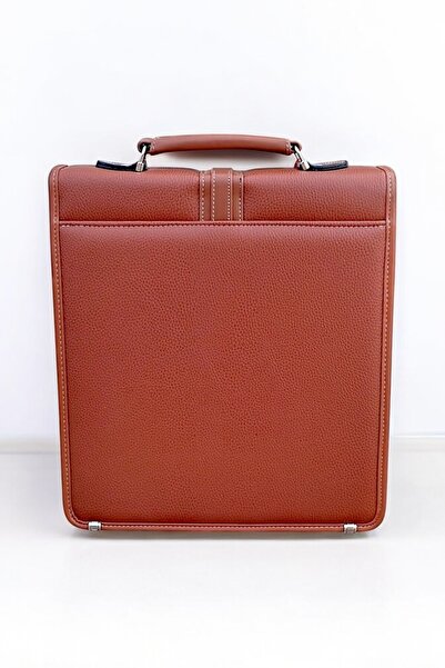 CANARİS Чанта за документи с вертикален дизайн, дръжка за ръка и раменна каишка, заключващ механизъм, съвместима с A4 файлове