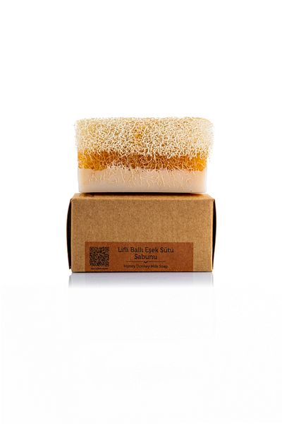 dionesse 100% Natural Handmade Fiber Honey Donkey Milk Soap 130 Gr