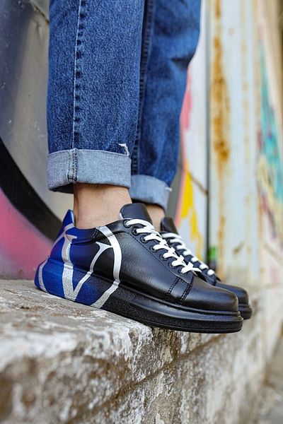Chekich Pittura Men's Shoes Ch254 Cbt - 407 V Black/Blue