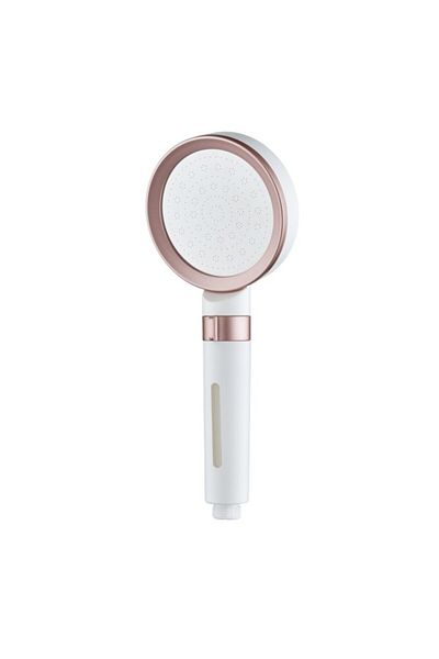 AQUADROP Round High Pressure Handheld Shower with Ergonomic Handle