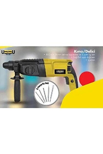 Ussu Usp810 Kırıcı Delici 5 Parça Uç Seti Hediyeli