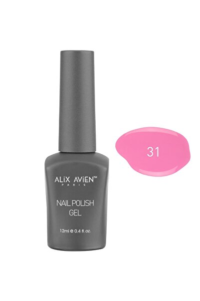 Alix Avien UV Kalıcı Şeker Pembe Jel Oje 31 - Gel Polish - 12 ml