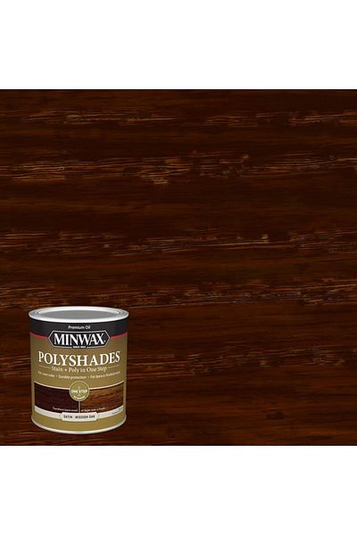 Minwax صبغة خشب ساتان من بولي شايدز 0.5 نقطة