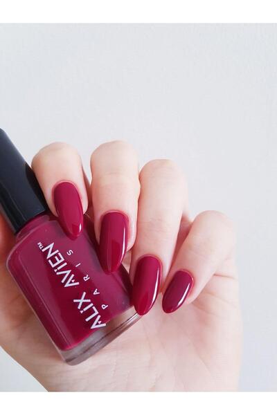 Alix Avien Bordo Oje 21 - Yüksek Pigmentli Uzun Süreli Kalıcılık Hızlı Kuruma - Nail Lacquer 21