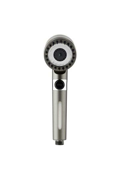 AQUADROP Round High Pressure Handheld Shower with Ergonomic Handle