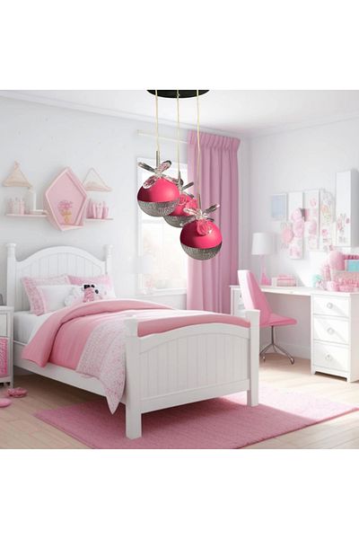 Serçeden 3-Piece Young Girl's Room Led Chandelier from Serçe
