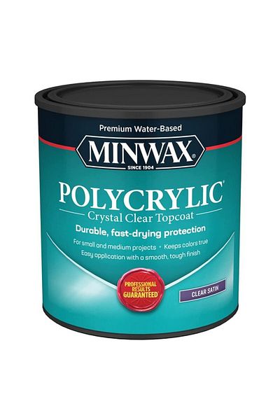 Minwax Premium Water-Based Polycrylic Satin Topcoat 946ml 6333
