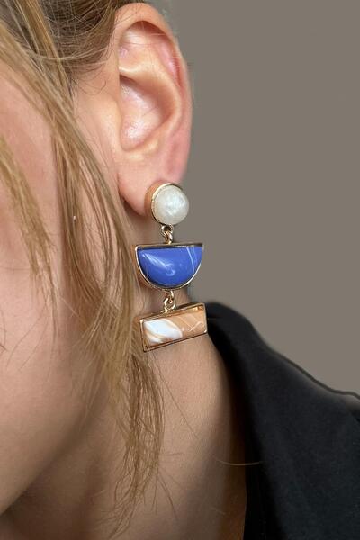 New Obsessions Entia Colorful Dangle Women's Earrings