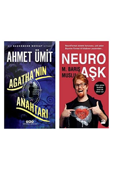 Yapı Kredi Yayınları Agatha’nın Anahtarı - Ahmet Ümit Neuro Aşk - M. Barış Muslu