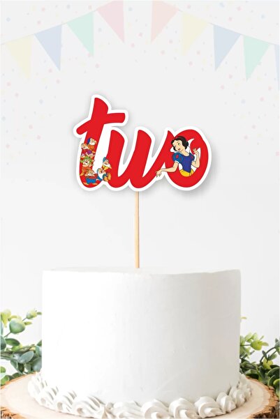 neşeli günlerim Pamuk Princess Two ukrasi za torte *debeli papir