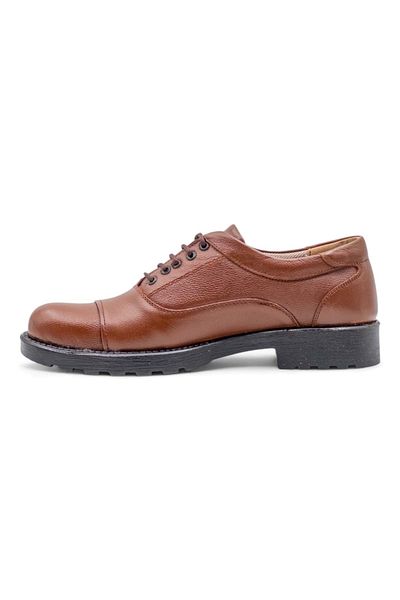 ZAC SHOES Ανδρικά παπούτσια ZAÇ 2010 Model - Χοντρή σόλα και κορδόνια, καφέ