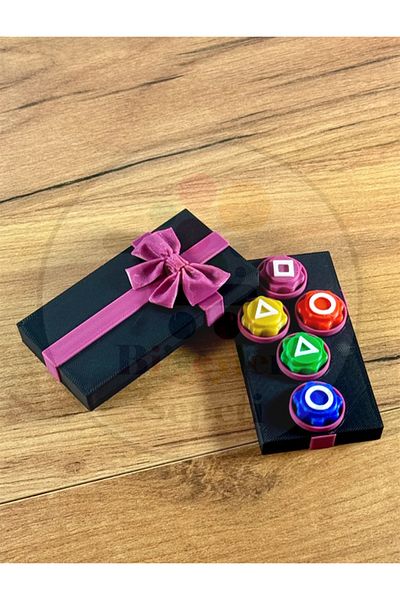 Bi'şeyler Sepeti Squid Game Gonggi Game - Gems Steel Ball Original Weight and Size