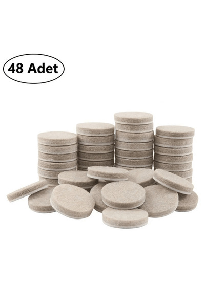 Yenimiyeni Mobilya Altı Zemin Koruyucu 20 mm Yuvarlak Keçe