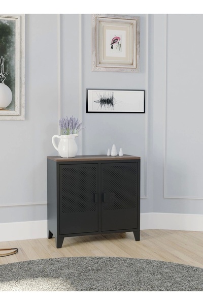 verametal Metal Dosya Kitaplık Dolabı Vintage Dolap