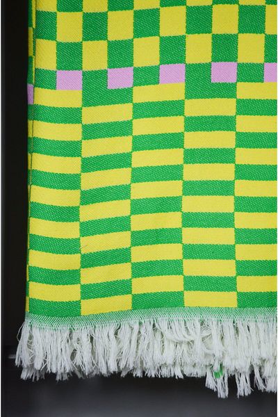 KARAKRAL Checkerboard Patterned Double Jacquard Pique 220X240Cm