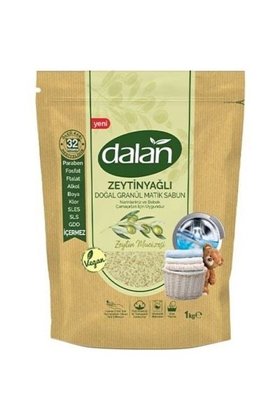 Dalan Natural Granulated Matic Soap with Olive Oil Olive Miracle 1000 Gr