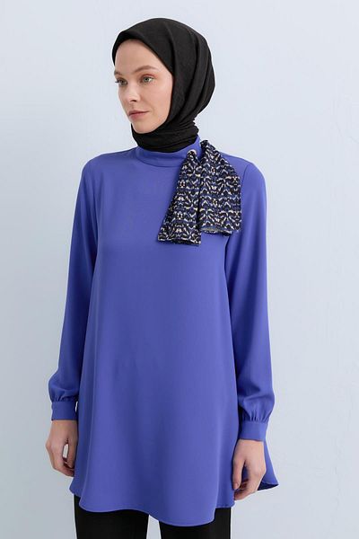 Nihan Scarf Gownay Trousers Tunic Suit Flower Pot