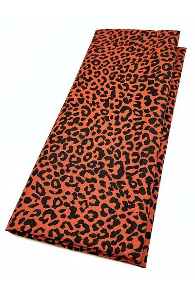 angel çanta aksesuar Tile-Black Leopard Print 120X50 cm Cotton Bag Accessory