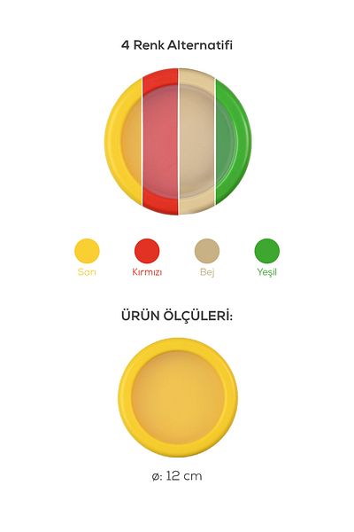 Vienev Half Fruit and Vegetable Preservation Set for 3-Piece Refrigerator - Lemon, Onion, Tomato Storage Box Yellow