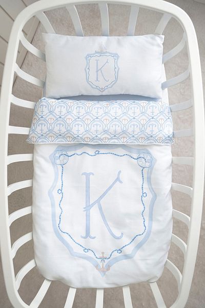 NOU Letter Series Letter K Mother's Side Duvet Cover Set (60X100) - Noble Serie