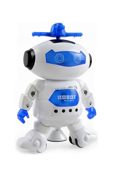 mavi su dünyası Müzikli ve Işıklı Dansçı Robot - Mavi Su Dünyası