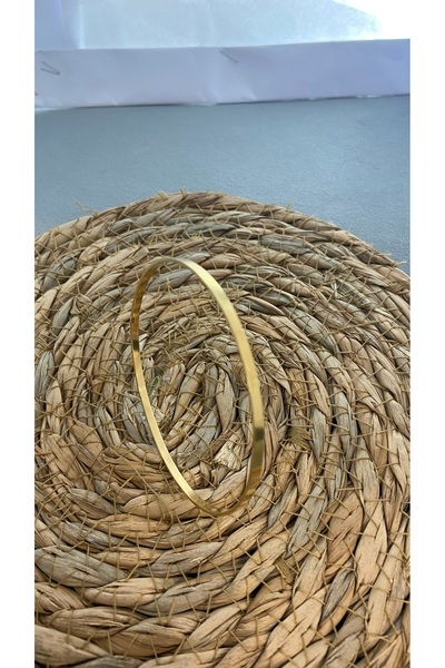 Midyat Artuklu Gümüşçülük Ajda Modeli Gümüş Altın Kaplam Bilezik