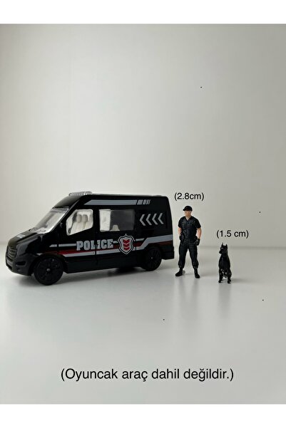 Ho the Little MİNİ FİGÜR POLİS & KÖPEK  1/64