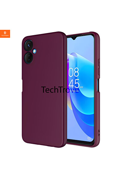 TechTrove Tecno Spark 9 Pro Kılıf İçi Kadife Süet Tasarımlı Kamera Korumalı Renkli Silikon Kapak