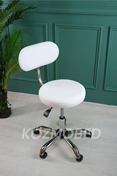 Hamak Sepeti Uzman Taburesi Amortisörlü-beyaz Renk