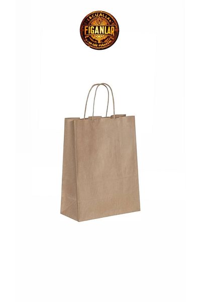 figanlar ambalaj 1. Quality Twist Stubbiness Kraft Bag 25X12X31 Pieces (Paper Bag Cardboard)