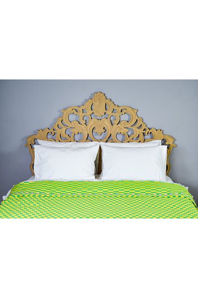 KARAKRAL Checkerboard Patterned Double Jacquard Pique 220X240Cm
