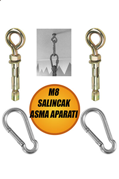 NUBLADO Salıncak Hamak Box Torbası Tavan Asma Aparatı Salıncağı Çelik Dübel +...