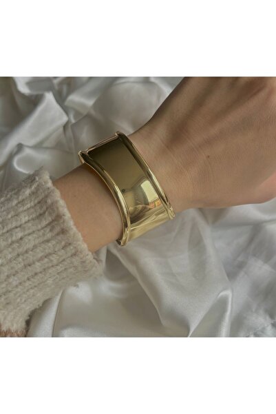 LUZ Tiffany Model Kalın Kelepçe Bilezik