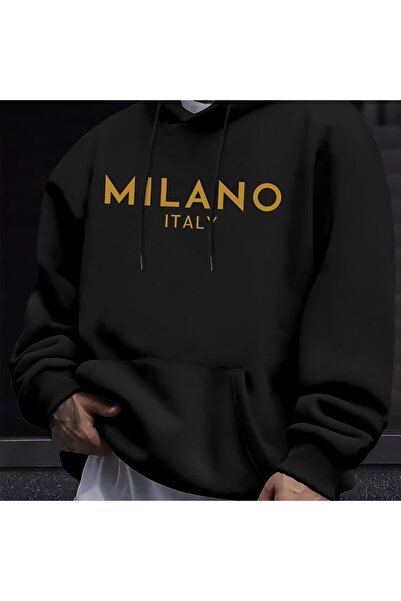 MODAVİBE Hanorac cu glugă din bumbac-poliester |   Opțiuni elegante și confor...