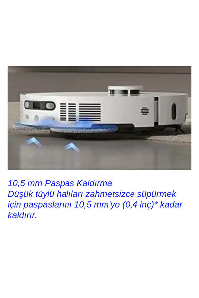 Dreame Ultra Robot Süpürge Beyaz