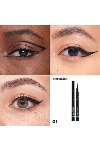 SEPHORA COLLECTION 12H Intense Ink Felt Liner - Long-Lasting Intense Pigmented Matte Finish Eyeliner 1g