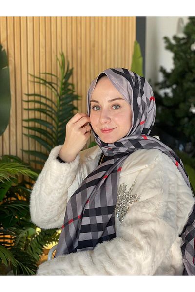 Loryan Καπνιστό Loryan Scarf Diamond καρό σάλι
