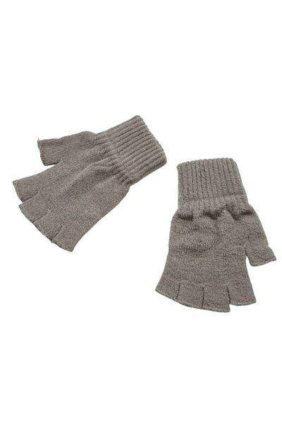 AXE SPORTSWEAR Winter Vision Color Fingerless Cut-Out Half Finger Soft Textured Knitted Knitwear Gloves