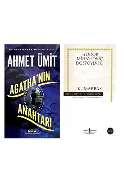 Yapı Kredi Yayınları Agatha’nın Anahtarı - Ahmet Ümit Kumarbaz - Fyodor Mihay...