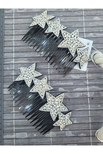 GÜLPEŞE Cataramă cu piatră de cristal neagră de dimensiuni mari - ONNO-644