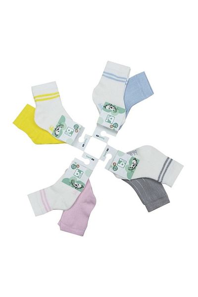 Bibaby ديربي بامبو 2 قطعة جوارب 68386 إكرو أصفر