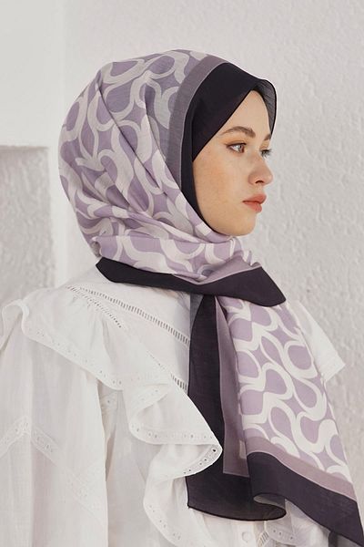 Loryan Eșarfă Loryan NEGRĂ Diamond Mirror Shawl