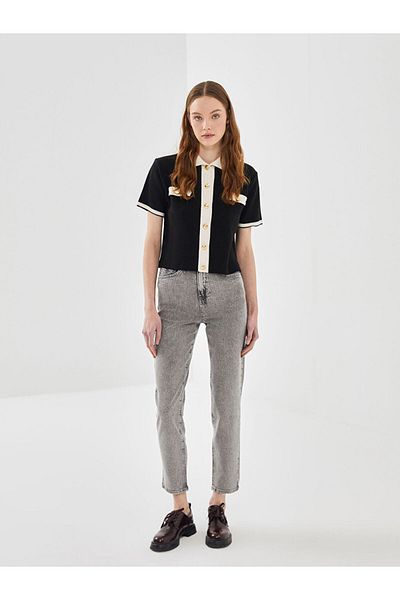LC Waikiki Pantaloni de damă Mom Fit - S52266Z8